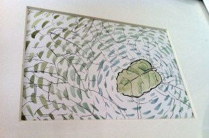 dashes leaf print 2