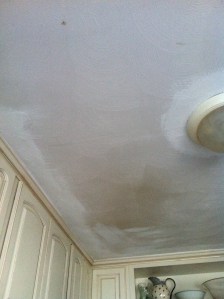 Yucky stains (and freshly painted edges).