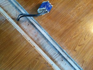 Peanut's feed trough